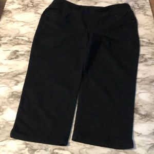 Black crop pants by great northwest indigo in size 10